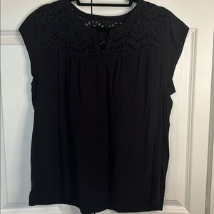Elegant Black Women's Top